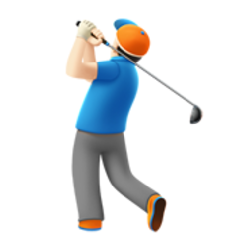 🏌🏻 Emoji Domain iOS rendering